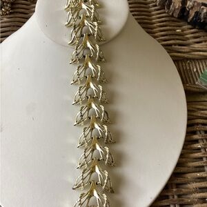 Vintage Bogoff Gold link bracelet